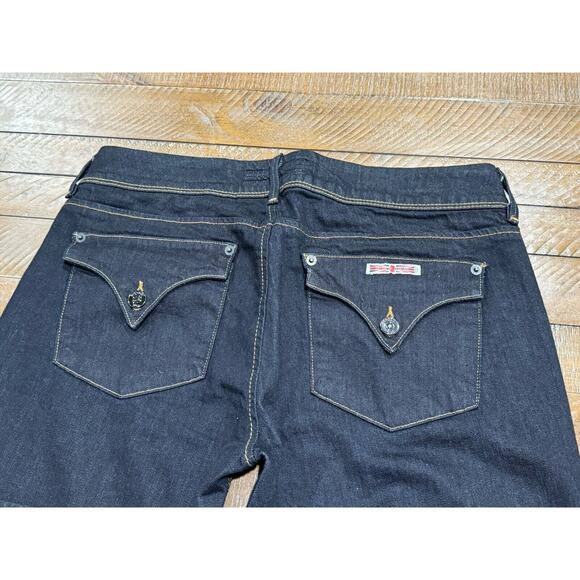 Hudson Triangle Flap Pocket Stretch Denim Jeans - Woman's Size 30 - W422DCC - Picture 8 of 16